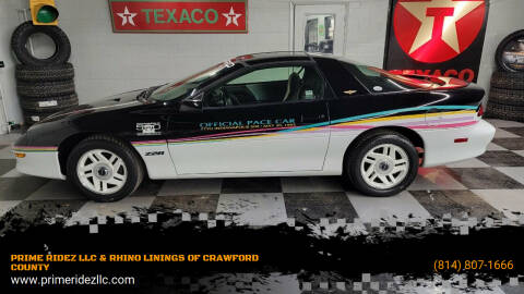1993 Chevrolet Camaro for sale at PRIME RIDEZ LLC & RHINO LININGS OF CRAWFORD COUNTY in Meadville PA