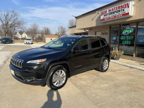 2015 Jeep Cherokee for sale at Bob Waterson Motorsports in South Elgin IL