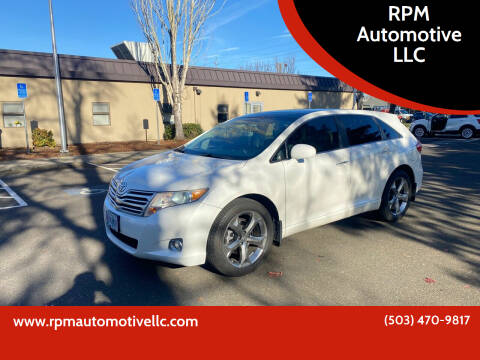 2010 Toyota Venza for sale at RPM Automotive LLC in Portland OR