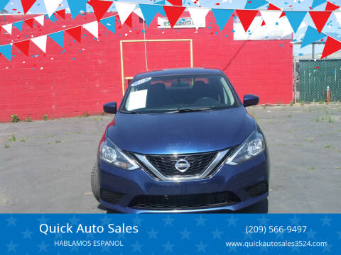 2019 Nissan Sentra for sale at Quick Auto Sales in Ceres CA