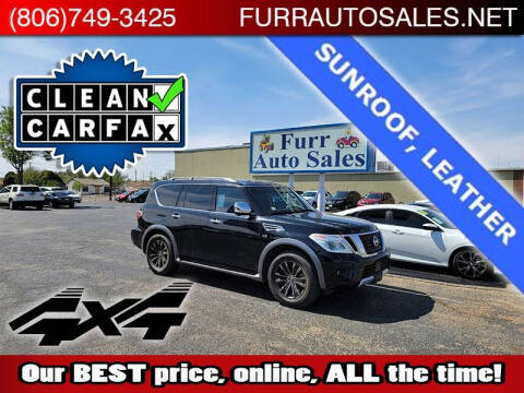2018 Nissan Armada for sale at FURR AUTO SALES in Lubbock TX
