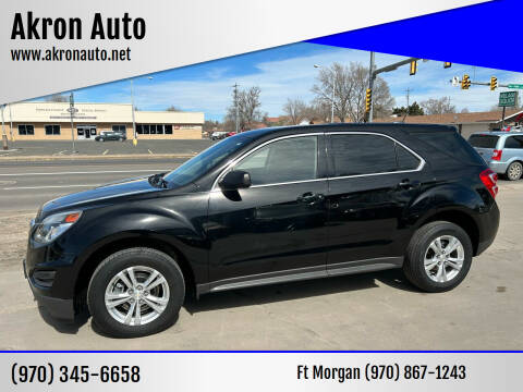2017 Chevrolet Equinox for sale at Akron Auto - Fort Morgan in Fort Morgan CO