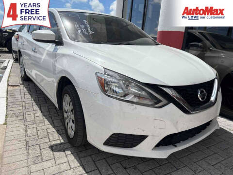 2017 Nissan Sentra for sale at Auto Max in Hollywood FL
