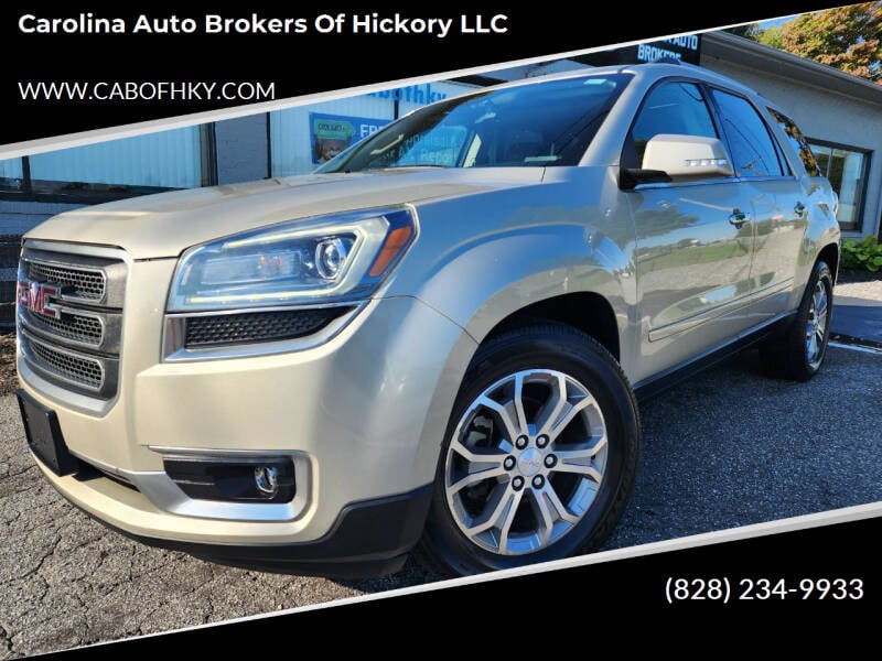 2014 GMC Acadia for sale at Carolina Auto Brokers of Hickory LLC in Newton NC