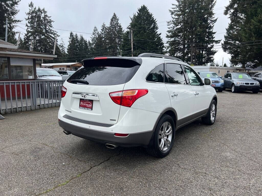 2012 Hyundai Veracruz for sale at PLATINUM AUTO SALES INC in Lacey, WA