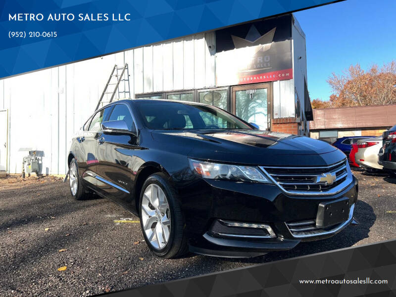 2018 Chevrolet Impala for sale at METRO AUTO SALES LLC in Lino Lakes MN