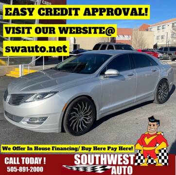 2015 Lincoln MKZ Hybrid for sale at SOUTHWEST AUTO in Albuquerque NM
