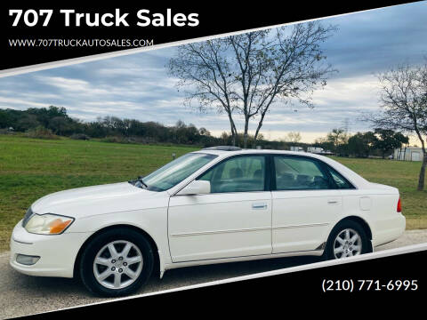 2002 Toyota Avalon for sale at 707 Truck Sales in San Antonio TX