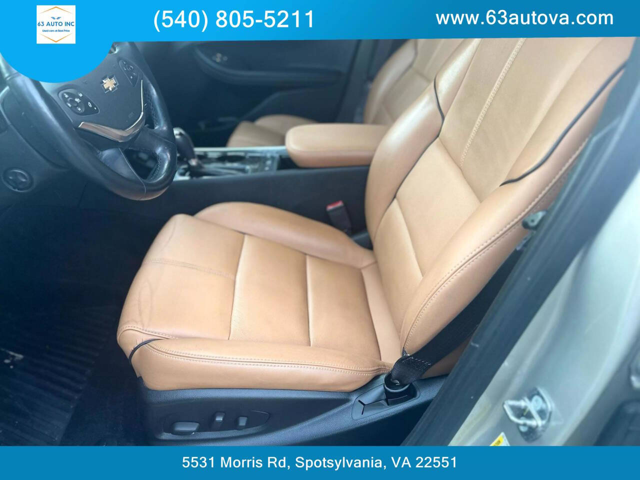 2015 Chevrolet Impala for sale at 63 Auto Inc in Spotsylvania, VA