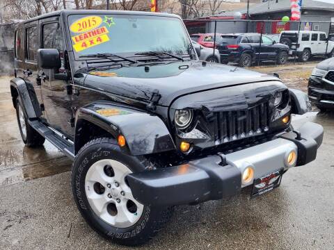 2015 Jeep Wrangler Unlimited for sale at Paps Auto Sales in Chicago IL