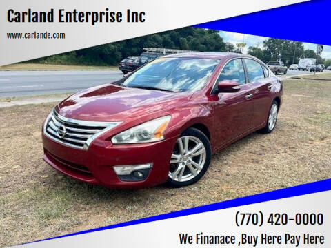 2015 Nissan Altima for sale at Carland Enterprise Inc in Marietta GA