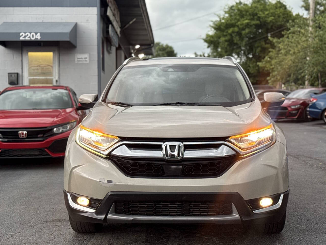 Tan 2017 Honda CR-V Touring Touring 4dr SUV 2