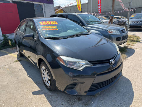 2016 Toyota Corolla for sale at CHEAPIE AUTO SALES INC in Metairie LA