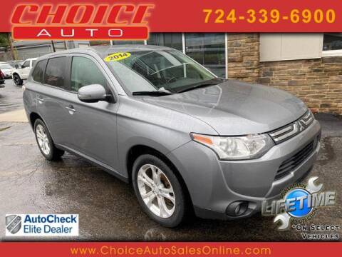 2014 Mitsubishi Outlander for sale at CHOICE AUTO SALES in Murrysville PA