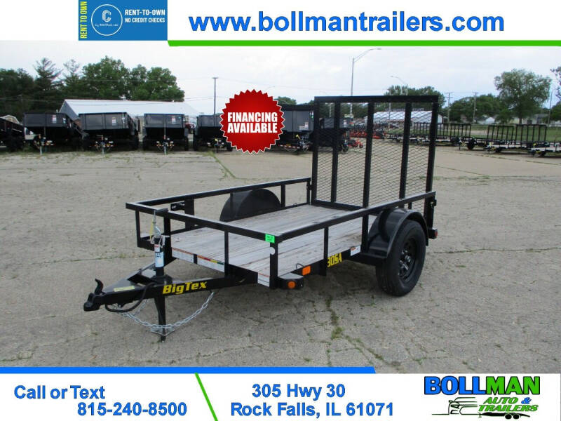 2024 Big Tex Trailer 3K 5' X 8' Utlity for sale at Bollman Auto & Trailers in Rock Falls IL