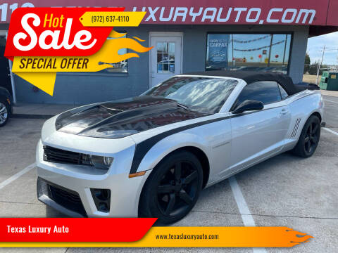 2011 Chevrolet Camaro for sale at Texas Luxury Auto in Cedar Hill TX