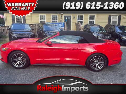 2017 Ford Mustang for sale at Raleigh Imports in Raleigh NC
