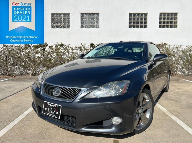 2010 Lexus IS 250C for sale at UPTOWN MOTOR CARS in Houston TX