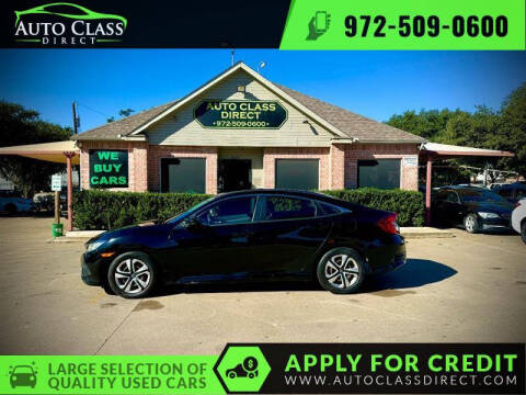 2016 Honda Civic for sale at Auto Class Direct in Plano TX