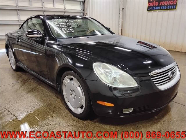 Black 2003 Lexus SC 430 Base Convertible 2dr Convertible 1
