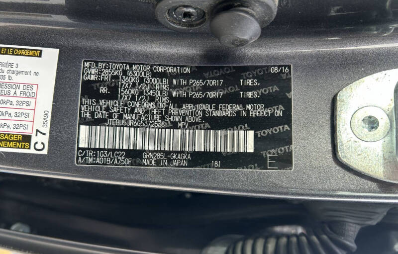 2016 Toyota 4Runner Trail Premium