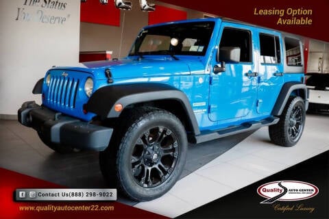 2011 Jeep Wrangler Unlimited for sale at Quality Auto Center of Springfield in Springfield NJ