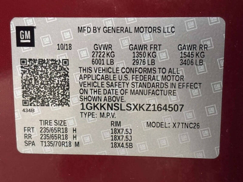 2019 GMC Acadia SLE-2
