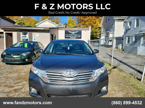 2010 Toyota Venza for sale at F & Z MOTORS LLC in Vernon Rockville CT
