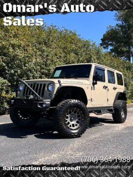 2018 Jeep Wrangler JK Unlimited for sale at Omar's Auto Sales in Martinez GA