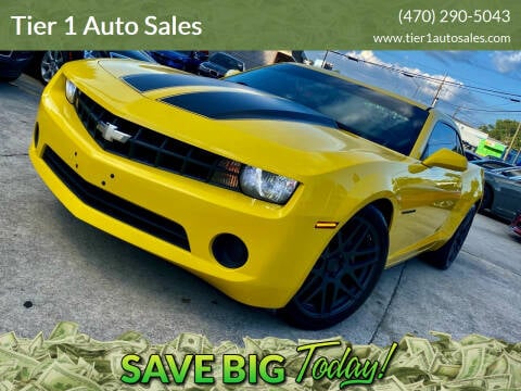 2012 Chevrolet Camaro for sale at Tier 1 Auto Sales in Gainesville GA