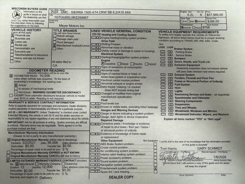 2024 GMC Sierra 1500