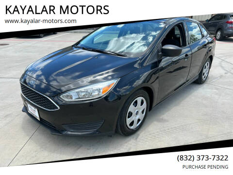 2015 Ford Focus for sale at KAYALAR MOTORS SUPPORT CENTER in Houston TX