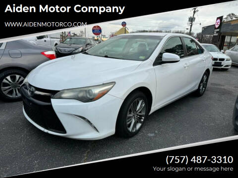 2016 Toyota Camry for sale at Aiden Motor Company in Portsmouth VA