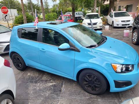 2014 Chevrolet Sonic for sale at Blue Lagoon Auto Sales in Plantation FL