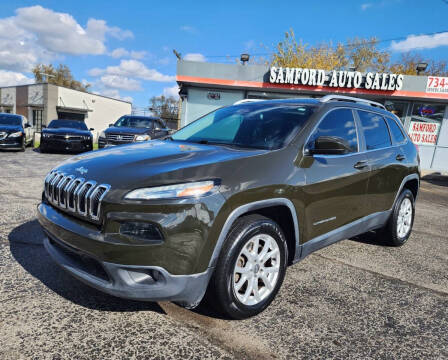 2017 Jeep Cherokee for sale at Samford Auto Sales in Riverview MI