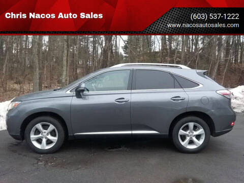 2012 Lexus RX 350 for sale at Chris Nacos Auto Sales in Derry NH