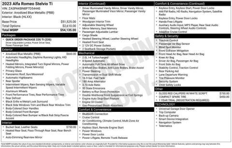 2023 Alfa Romeo Stelvio Ti