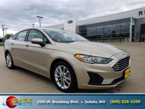 2019 Ford Fusion Hybrid for sale at RICK BALL FORD in Sedalia MO