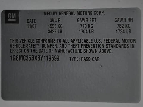 2008 Saturn SKY