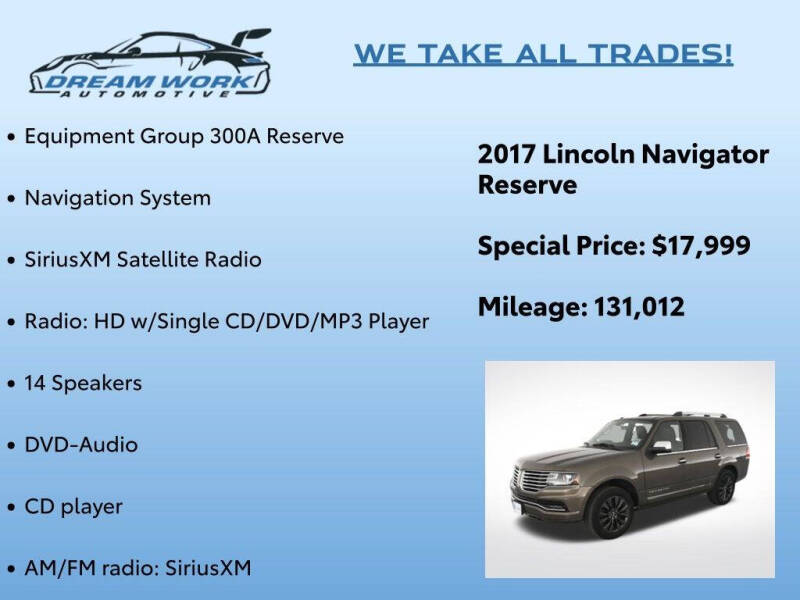 2017 Lincoln Navigator Reserve