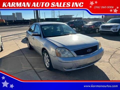 2005 Ford Five Hundred for sale at KARMAN AUTO SALES INC in Wichita KS