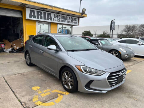 2017 Hyundai Elantra for sale at Aria Affordable Cars LLC in Arlington TX