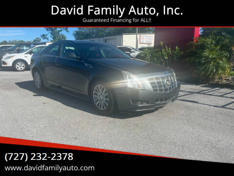 2012 Cadillac CTS for sale at David Family Auto, Inc. in New Port Richey FL