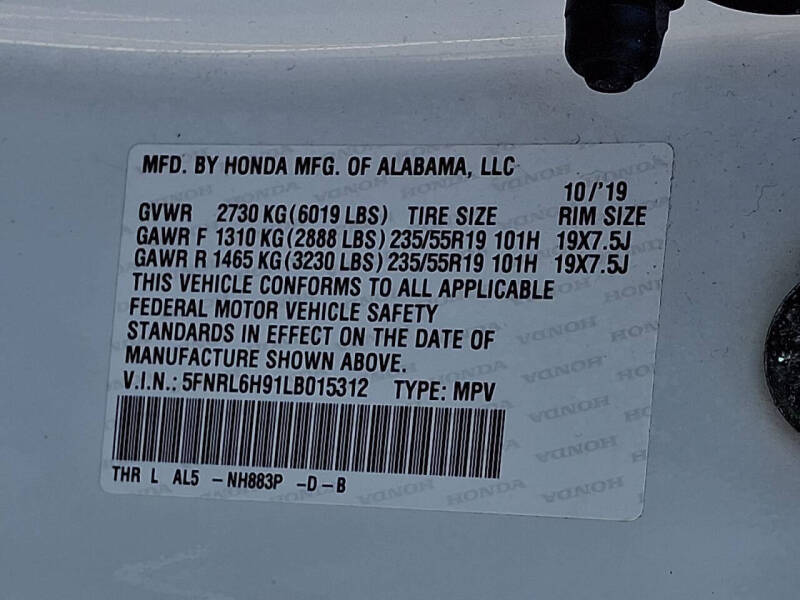 2020 Honda Odyssey Elite
