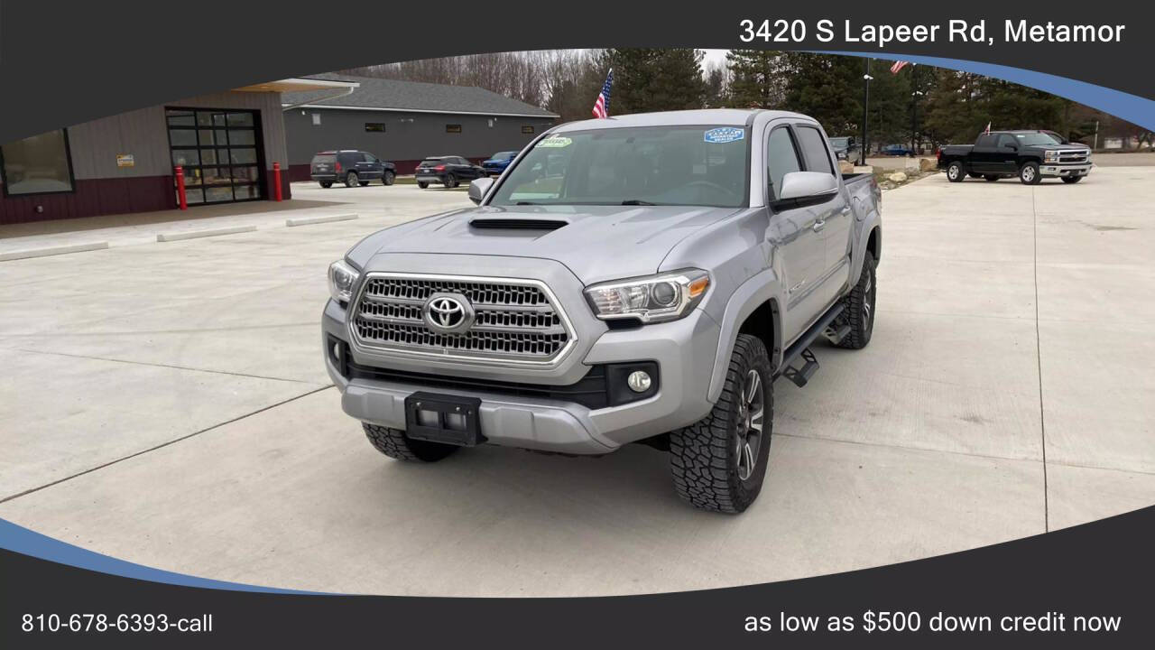 2017 Toyota Tacoma for sale at Newcombs North Certified Auto Sales in Metamora, MI