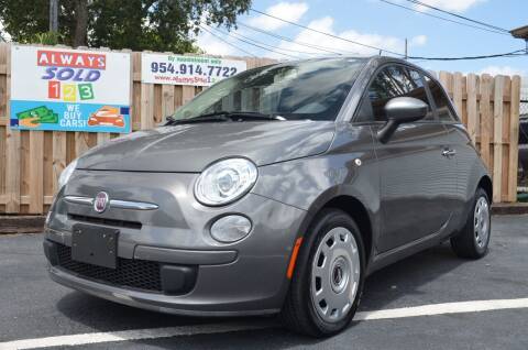 2012 FIAT 500 for sale at ALWAYSSOLD123 INC in Fort Lauderdale FL