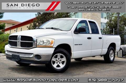2006 Dodge Ram Pickup 1500 for sale at San Diego Motor Cars LLC in Spring Valley CA