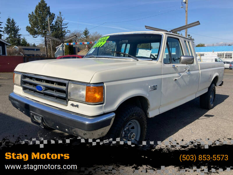 1990 Ford F-150 for sale at Stag Motors in Portland OR