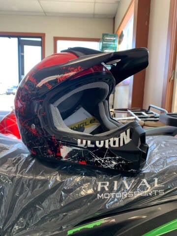 2022 Triangle Helmet Black/Red for sale at SMALL TOWN AUTO SALES in Angola IN