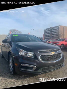 2016 Chevrolet Cruze Limited for sale at BIG MIKE AUTO SALES LLC in Lincoln Park MI